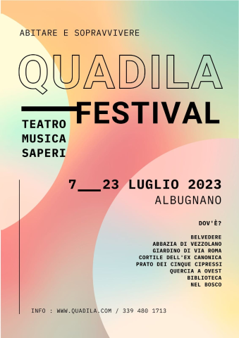 Albugnano | Raccolta suggerimenti e candidature Quadila Festival 2023