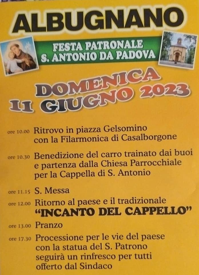 Festa patronale di Sant'Antonio da Padova 2023